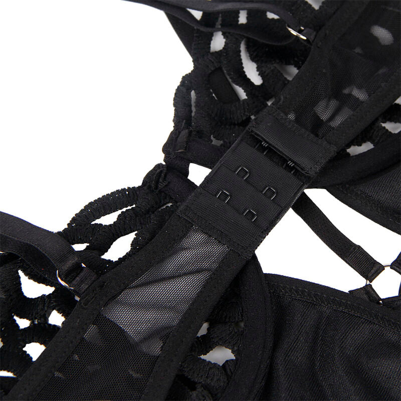 Body sexy en dentelle noir S/M - Subblime - SUBBLIME BODYSTOCKINGS