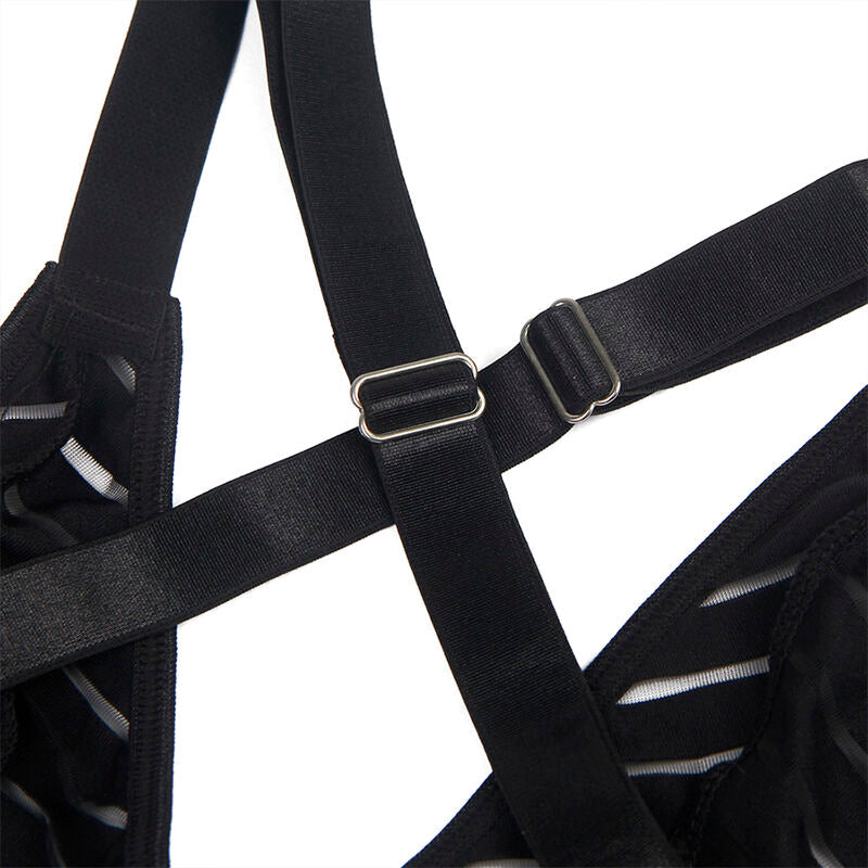 Body porte-jarretelles noir taille L/XL - Subblime - SUBBLIME BODYSTOCKINGS