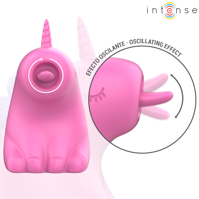 Stimulateur Clitoridien Pinkie Licorne Fuchsia - Intense