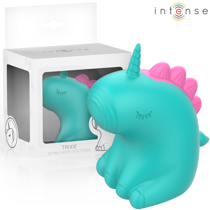 Stimulateur Clitoridien Trixie Licorne Vert - Intense