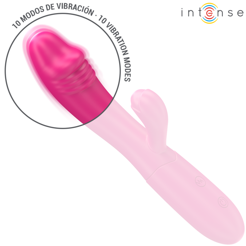 Vibromasseur Ivy Flexible Langue Stimulante Rose - Intense