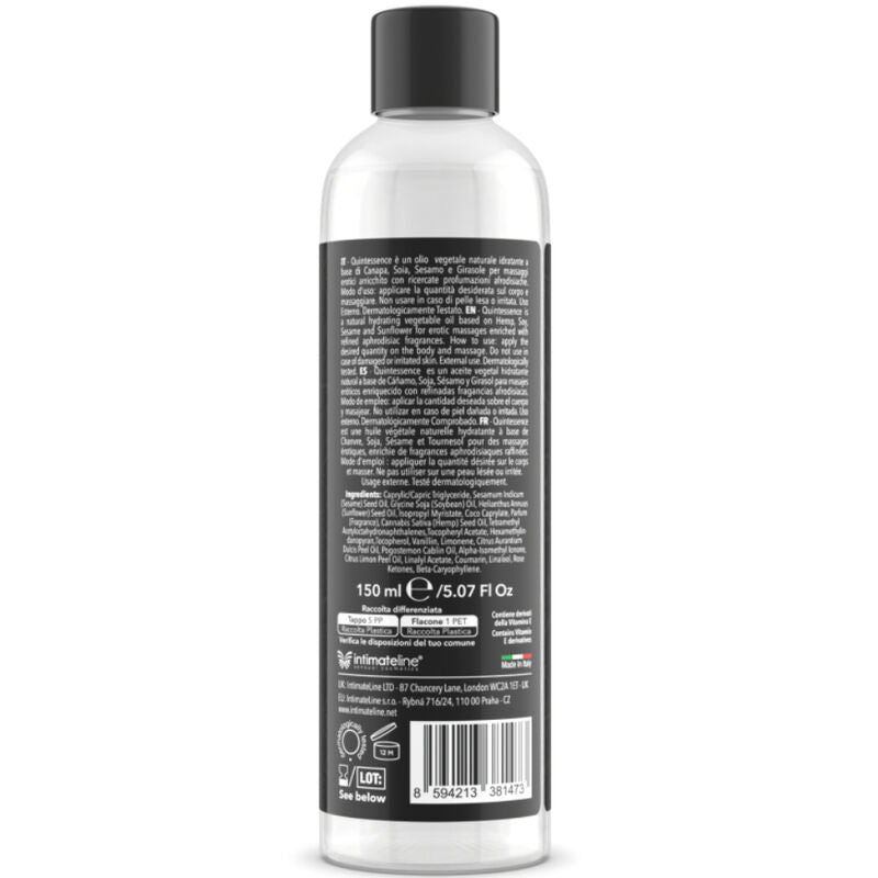 Intimateline - Huile Massage sensuelle Naturelle baies - 150ml