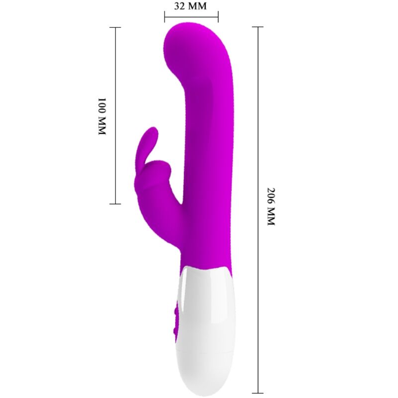 Vibromasseur Rabbit Centaure 30 Fonctions Violet - Pretty Love