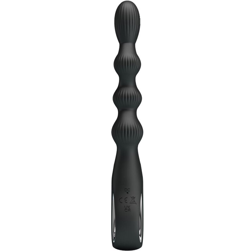Vibromasseur Anal Federer 12 Vibrations Noir - Pretty Love