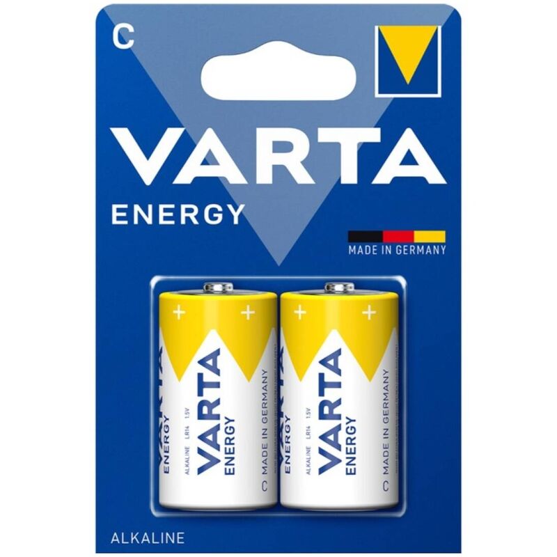 Piles alcalines Energy C LR14 blister x2 - Varta - VARTA