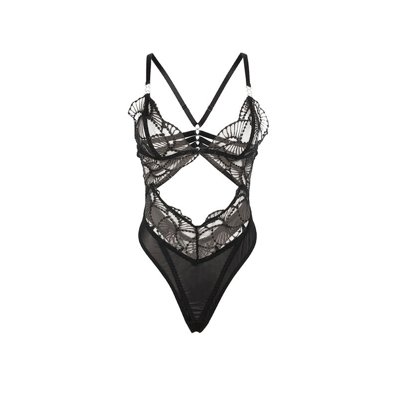 Body dentelle transparente noir L/XL - Subblime - SUBBLIME BODIES