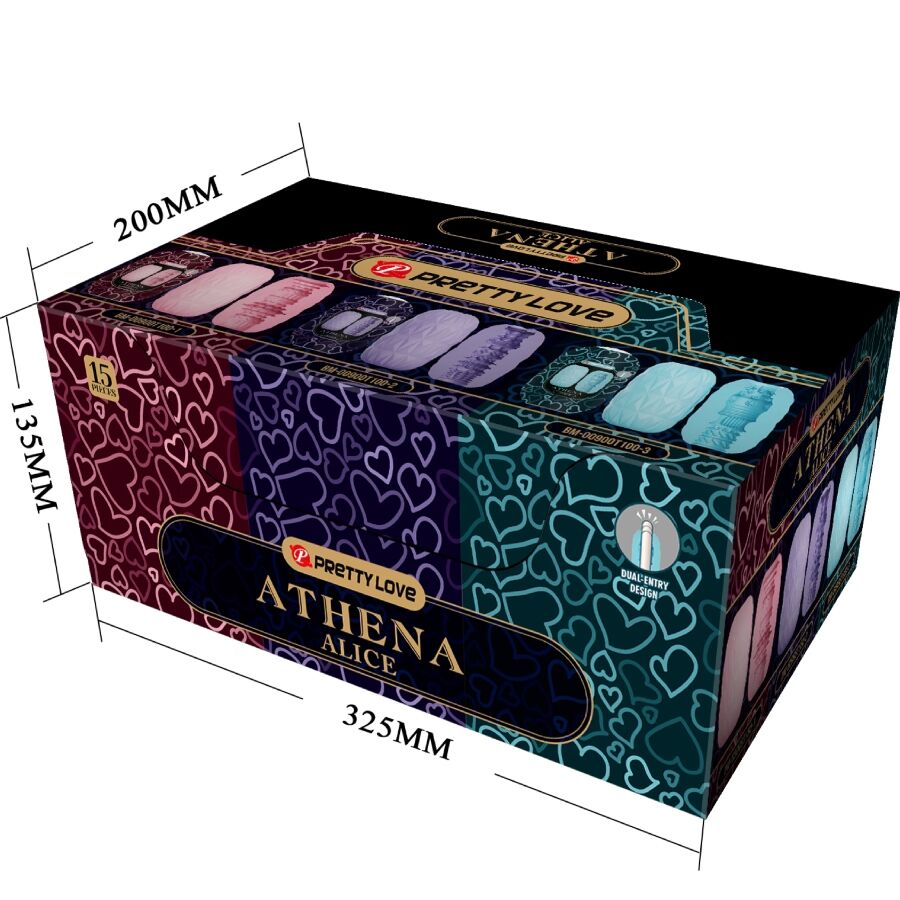 Pack Masturbateurs Masculins Athena Alice x15 - Pretty Love