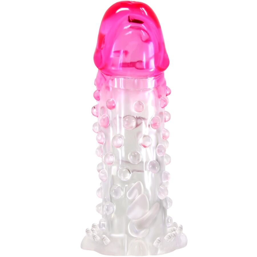 Gaine Pénis Pretty Love Nervurée Réaliste Rose - Pretty Love