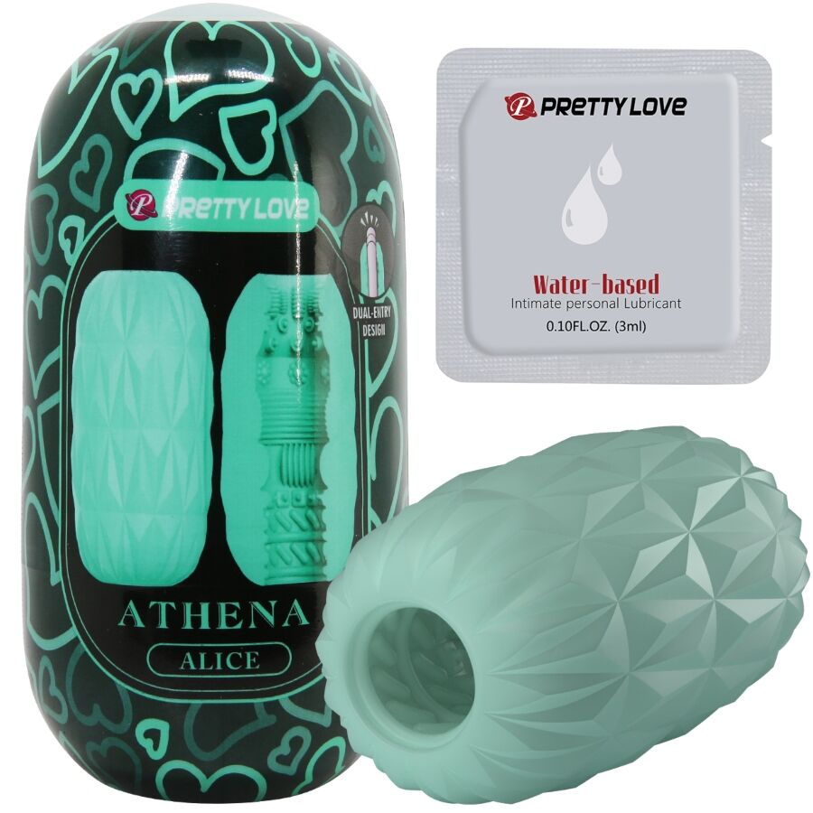 Masturbateur Œuf Athena Alice Turquoise - Pretty Love