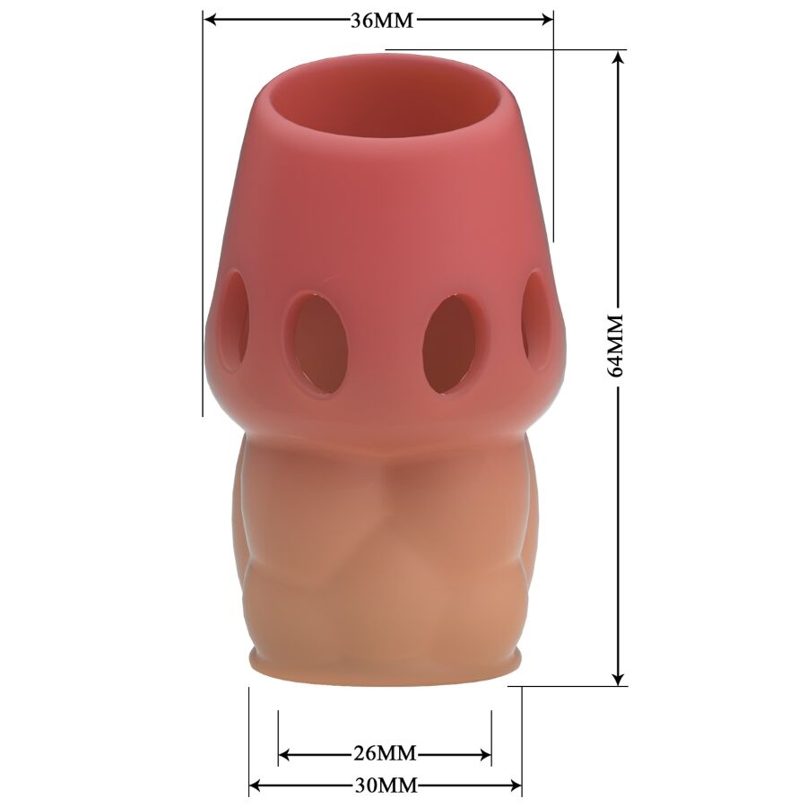 Gaine Pénienne Oscar Plus Épaisse Rose - Pretty Love