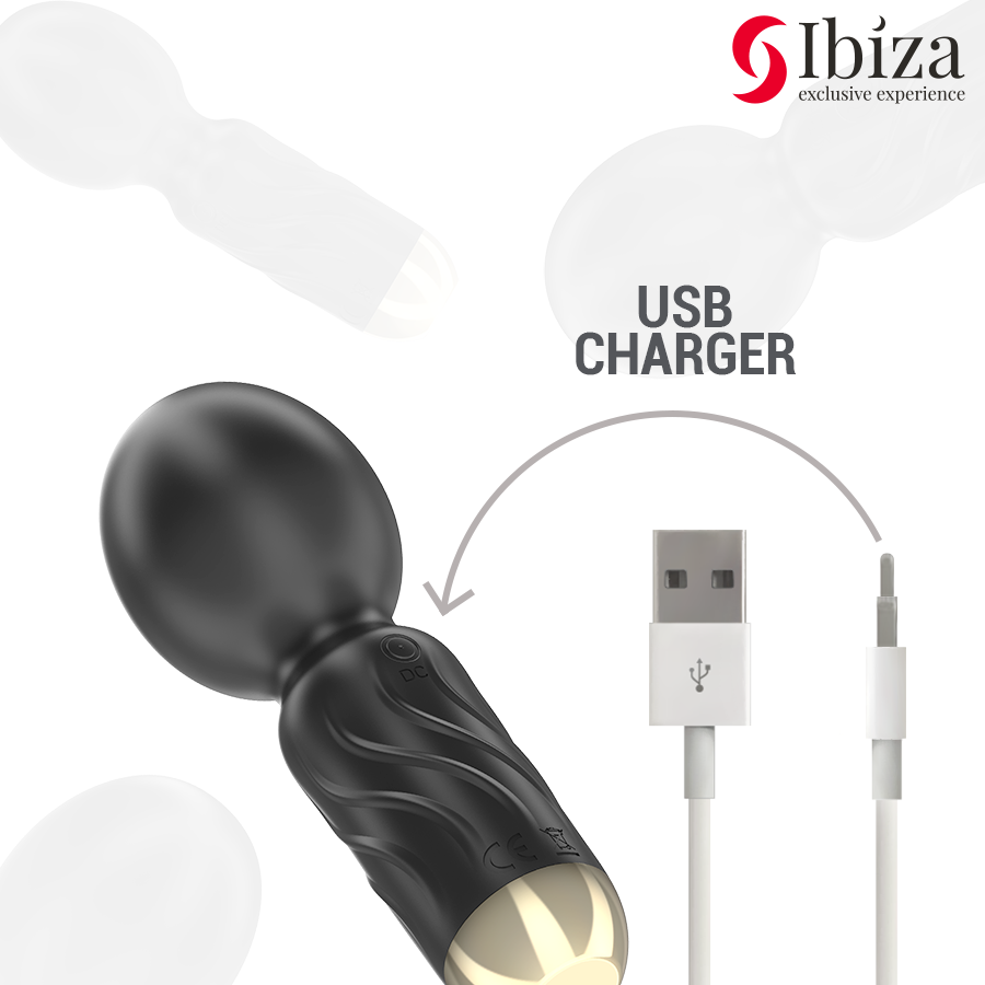 Vibromasseur de Poche Wand Ibiza Rechargeable - IBIZA