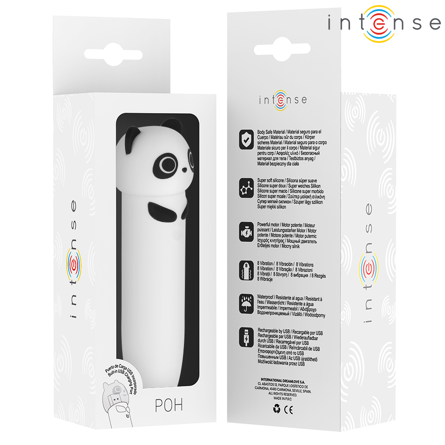 Bullet Vibrant POH Panda Rechargeable USB - INTENSE