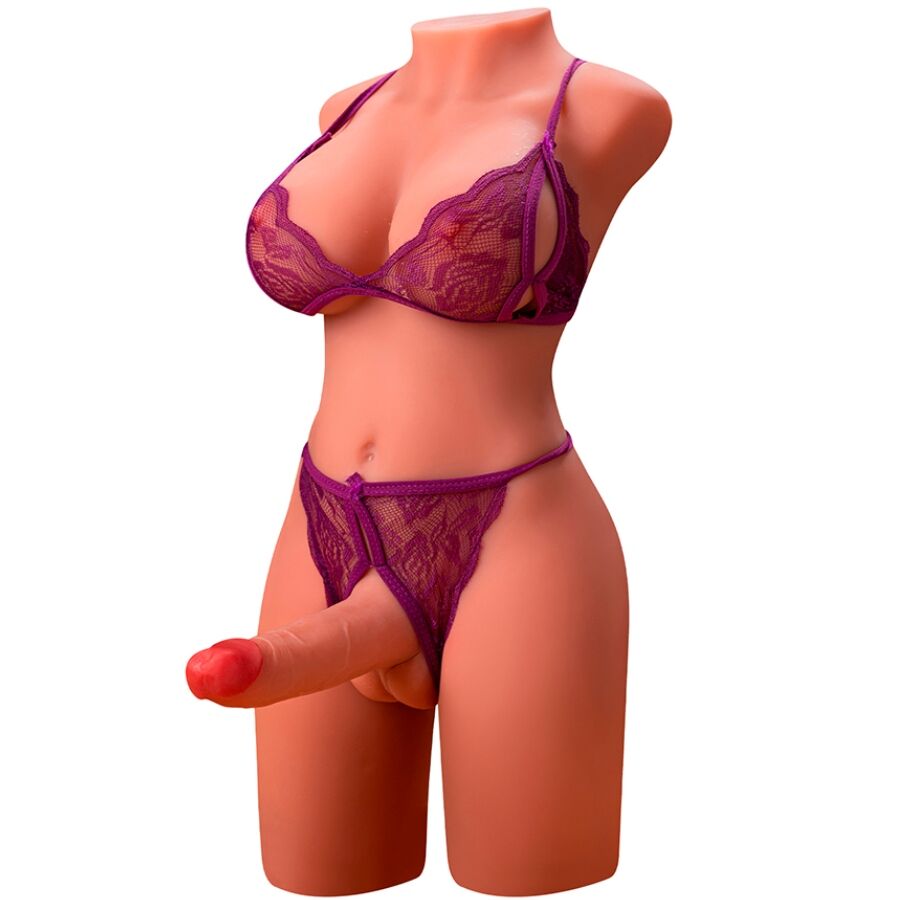 XISE – Masturbateur Buste Transsexuel Ultra-réaliste en silicone