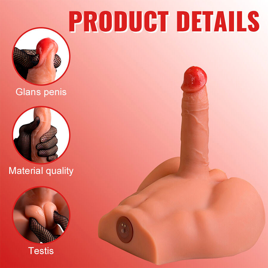 Masturbateur Peel Dildo Ass Poussée Automatique 17,5cm - Xise
