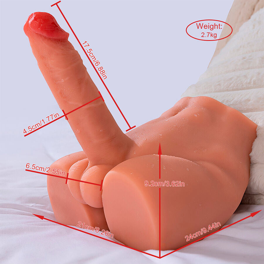 Masturbateur Peel Dildo Ass Poussée Automatique 17,5cm - Xise