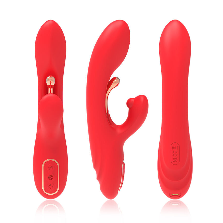 Vibrateur Stimulateur Point G Armony Langue Oscillante Rouge