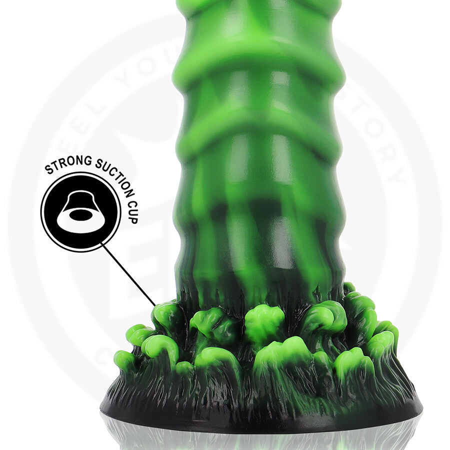 Gode Fantasy Alien avec ventouse Caelion Vert - Epic