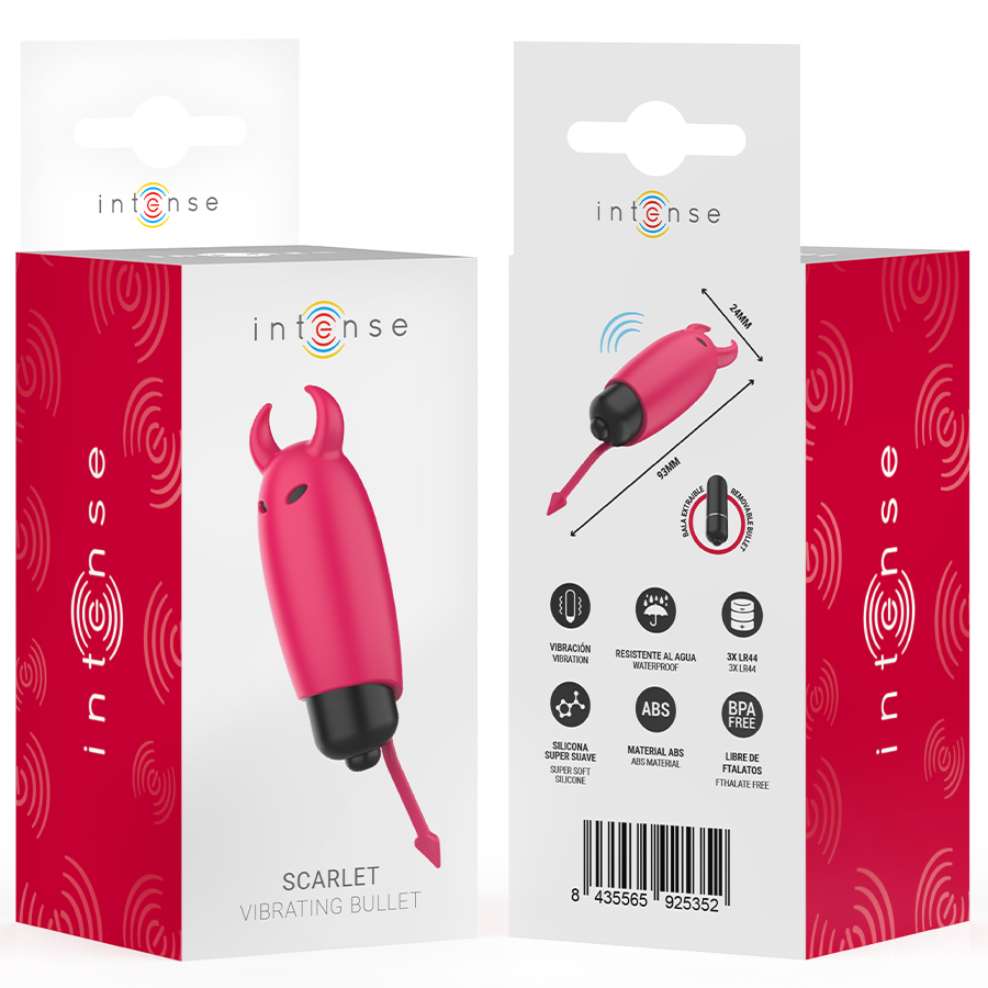 Balle Vibrante Red Demon Écarlate 9,3cm - Intense