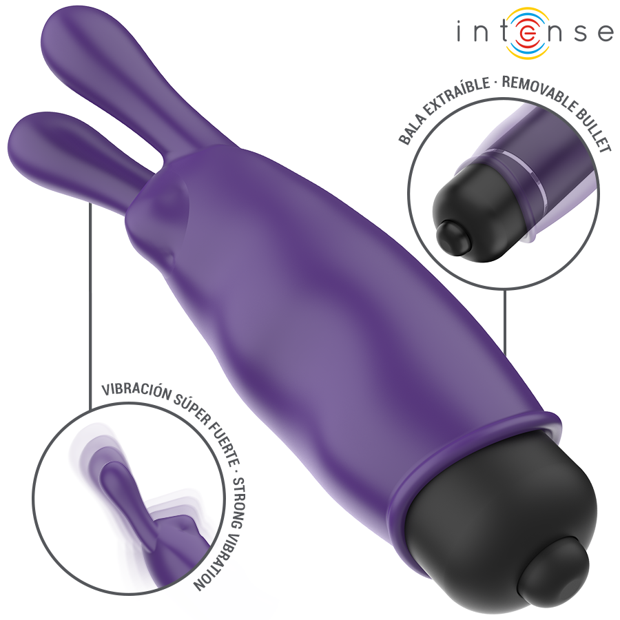 Stimulateur Clitoridien Intense Balle Lapin Violet - Intense