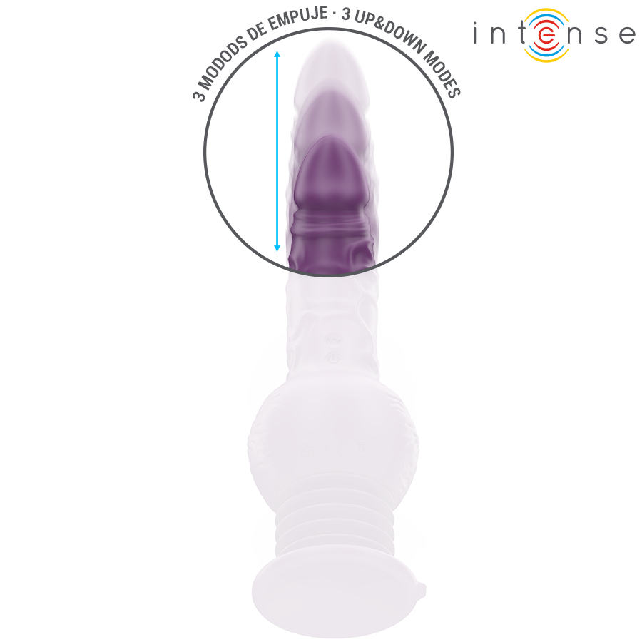 Vibromasseur Rabbit Tatum Violet 24cm - Intense