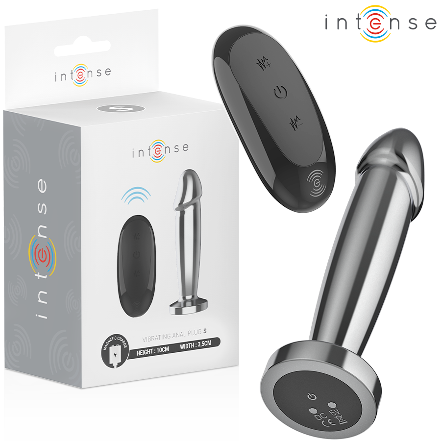 Plug Anal Vibrant Métallique Intense 10 Modes Taille S