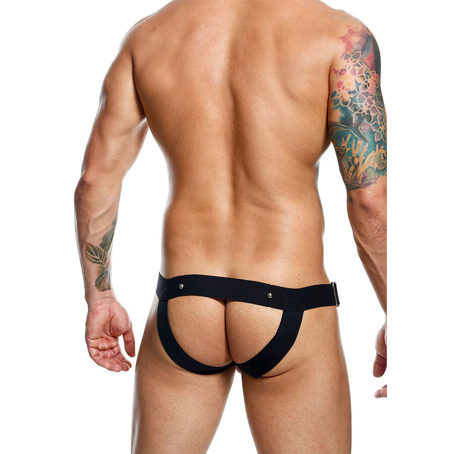 Jockstrap Dngeon avec Anneau Pénien Faux Cuir - MaleBasics - MOB
