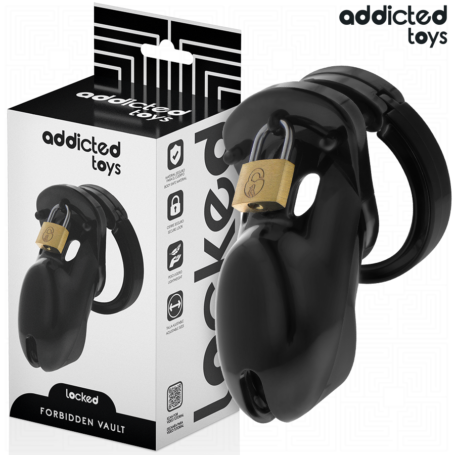 Cage de Chasteté Locked Interdite 10 cm - Addicted Toys