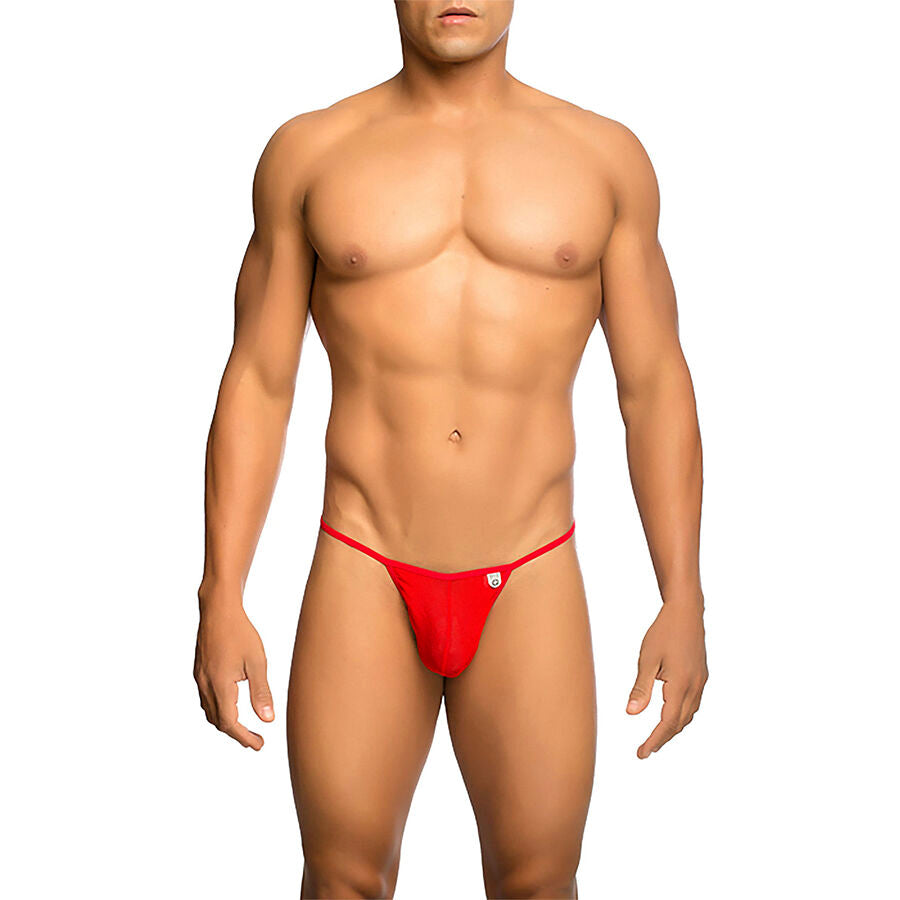 String Homme Transparent Rouge dos en T Taille L/XL - MOB - MOB