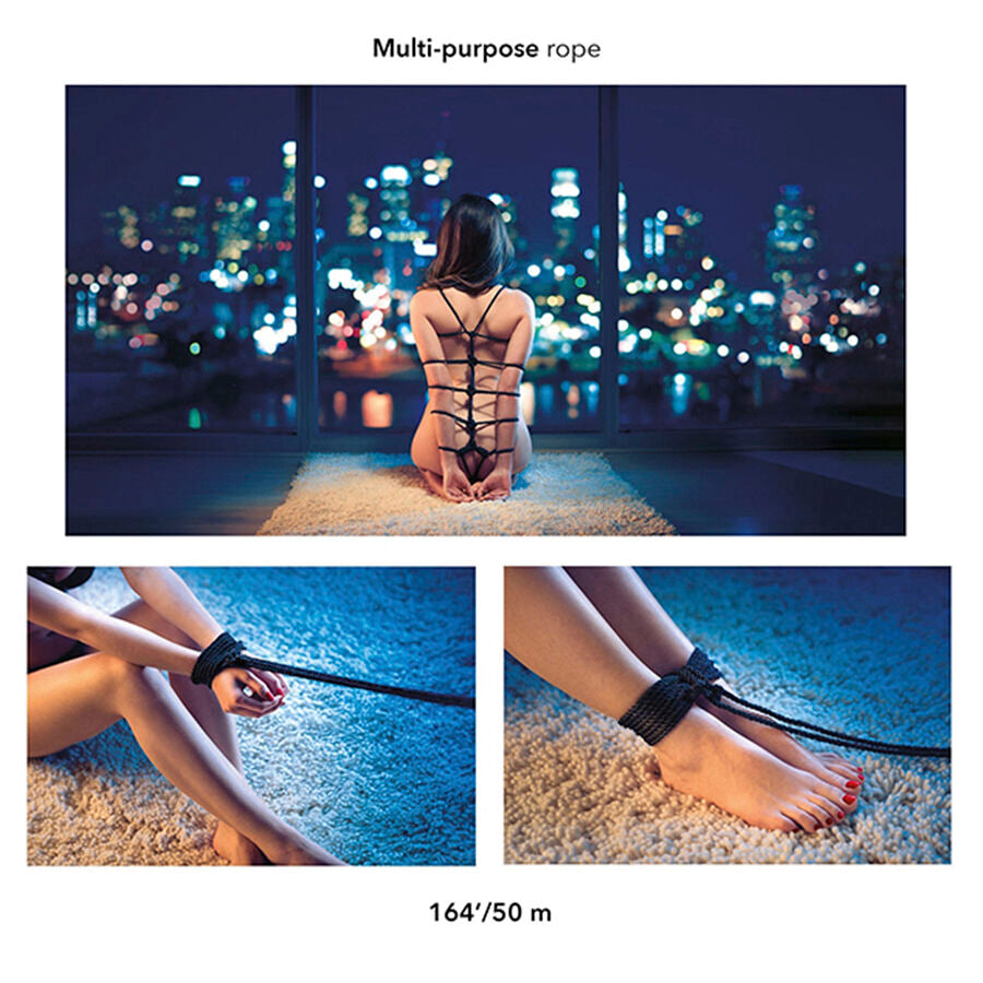 Corde BDSM Scandal Noire 30m - CalExotics