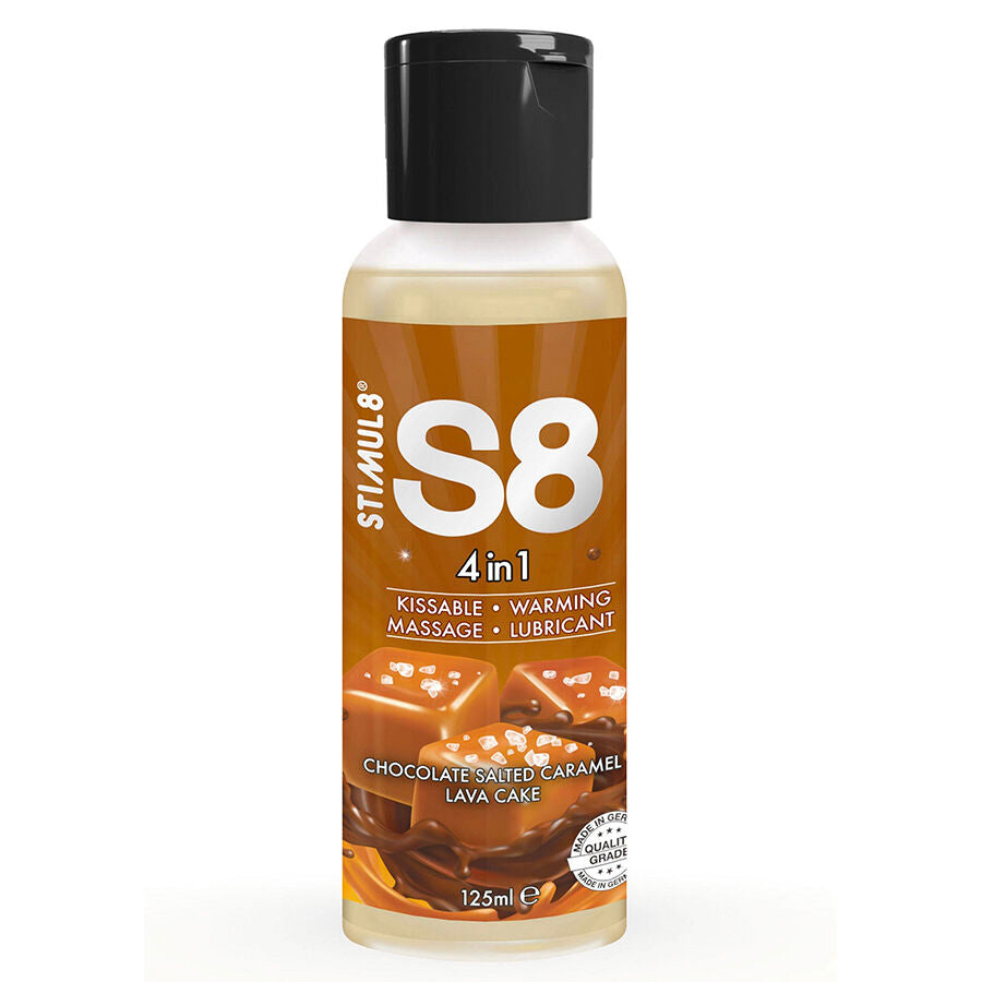 Lubrifiant Dessert 4 en 1 Chocolat Caramel Salé - S8