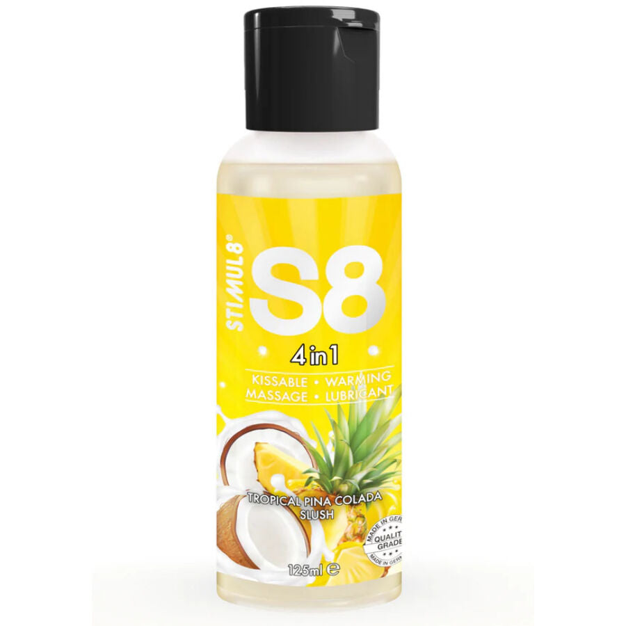 Lubrifiant Dessert 4 en 1 Pina Colada 125ml - Stimul8