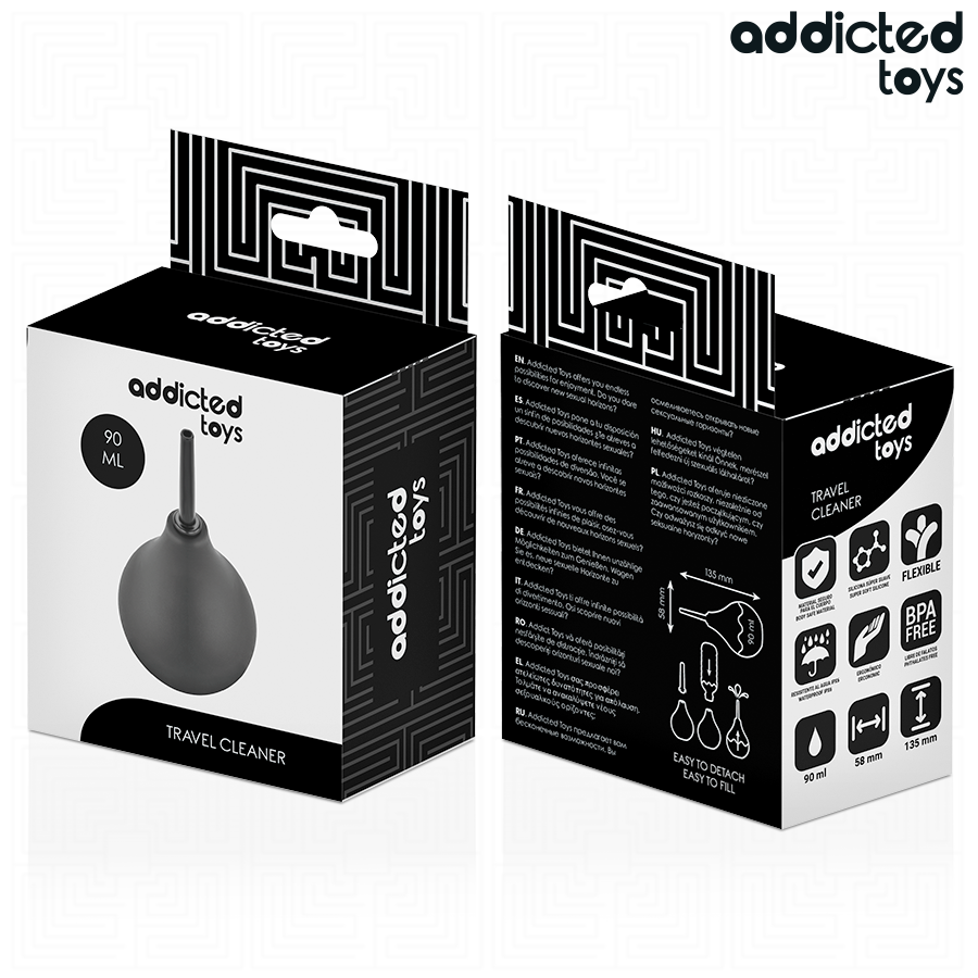 Poire de Lavement Anal Travel Size S 90ml - Addicted Toys