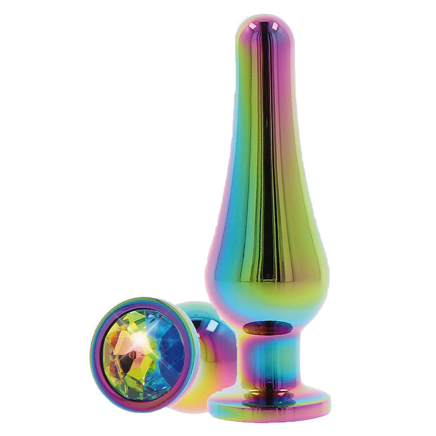 Plug Anal Bijou Twilight Bum Arc-en-Ciel Moyen - ToyJoy