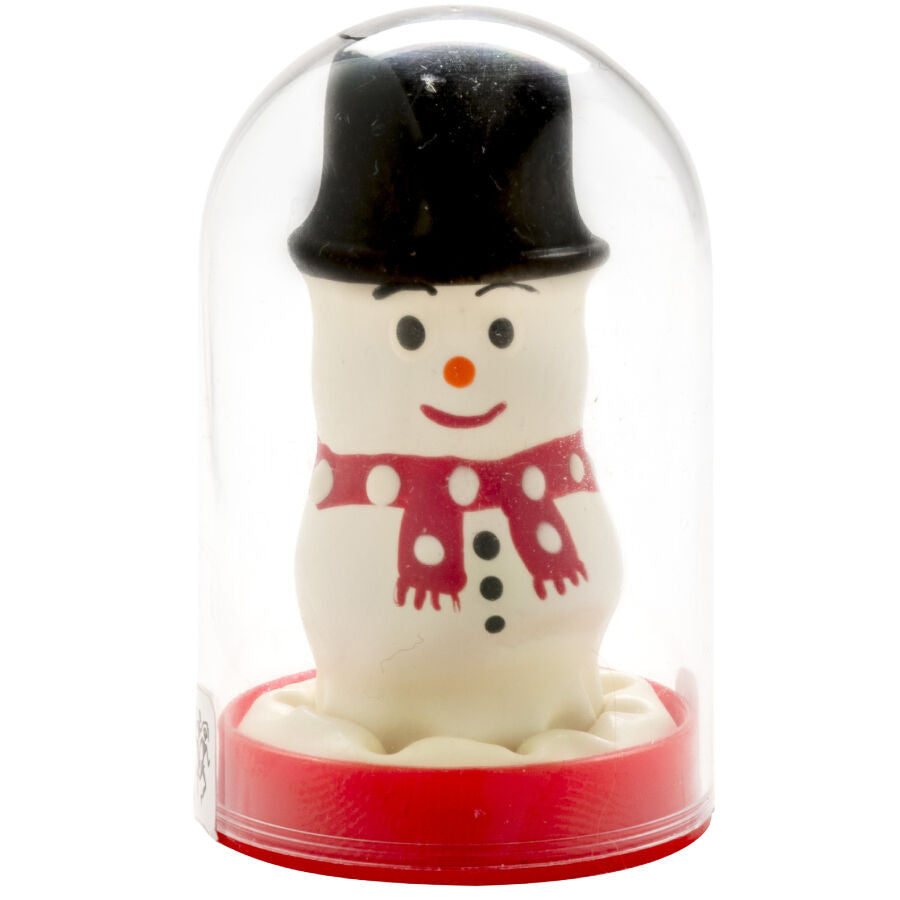 Préservatif Fantaisie Bonhomme de Neige Peint Main - Condomerie - CONDOMERIE