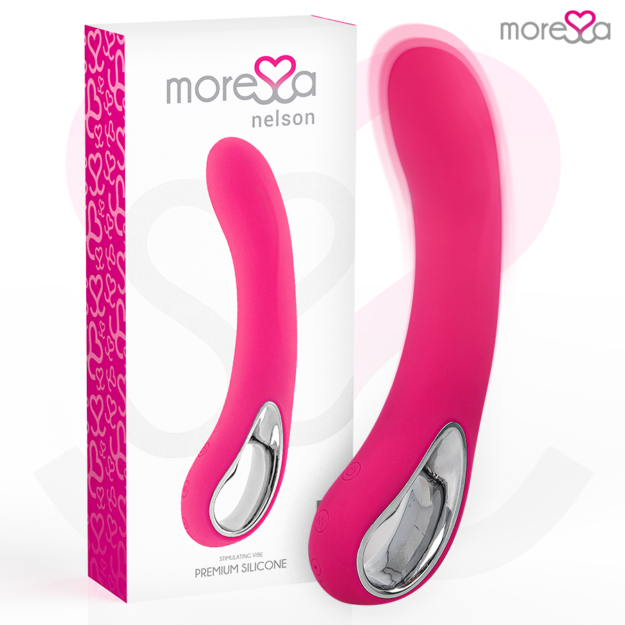 Vibromasseur rechargeable Nelson en silicone premium - Moressa - MORESSA