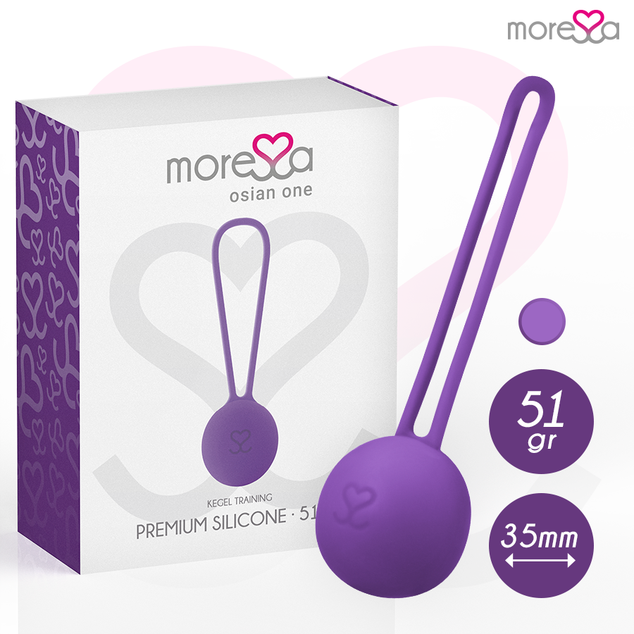 Moressa – Boules de Geisha 51 g Renforcement Plancher pelvien - Violet