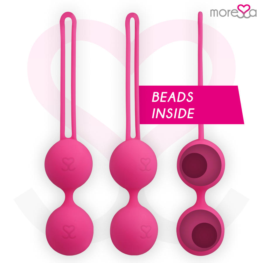 Moressa – Balle de Kegel 101 g pour le renforcement du périnée - Rose