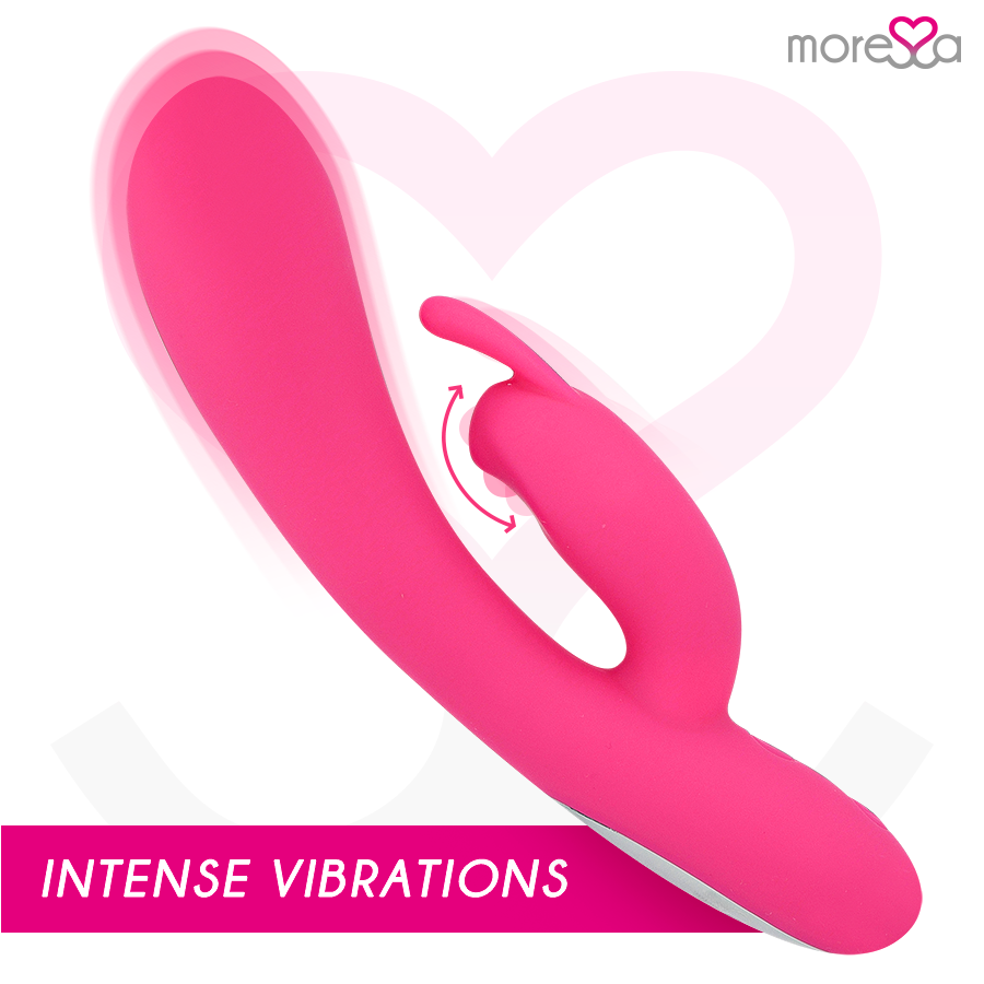 Vibromasseur lapin rechargeable Telmo en silicone - Moressa - MORESSA