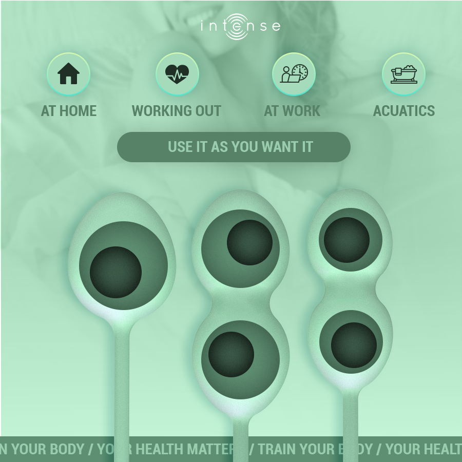 Kit Boules de Geisha Charli 3 Poids Progressifs Vert - Intense