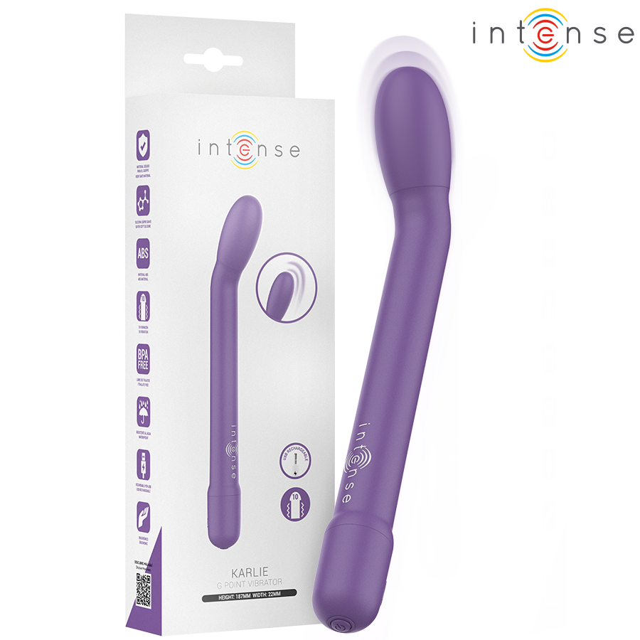 Stimulateur Point G Rechargeable Karlie Violet - Intense Fun