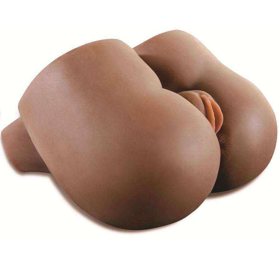 Masturbateur Réaliste Double Orifices Black - Extreme Toyz