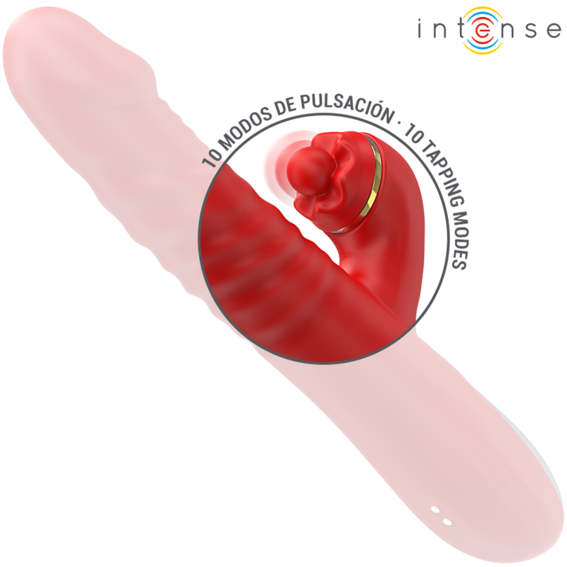 Vibromasseur Rabbit Thalia Triple Stimulation Rouge - Intense