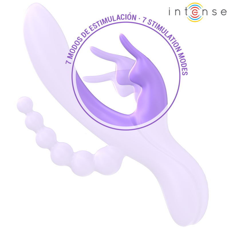 Vibromasseur Triple Stimulation Miko Violet - Intense