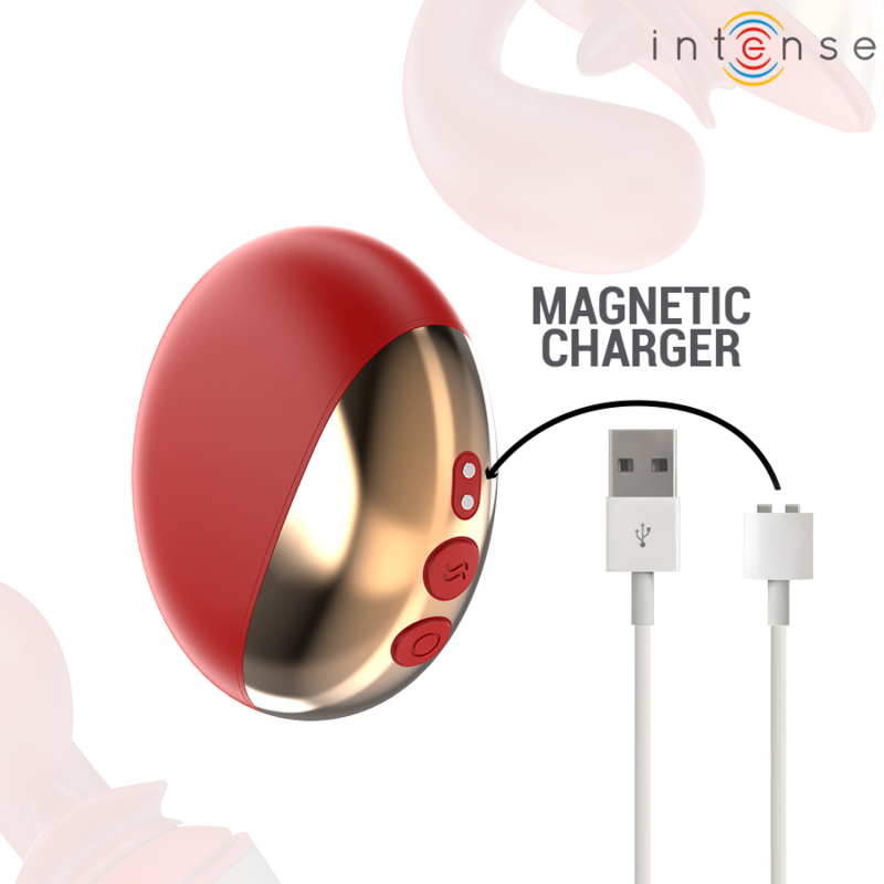 Stimulateur Double Mariah Forme U Rouge - Intense