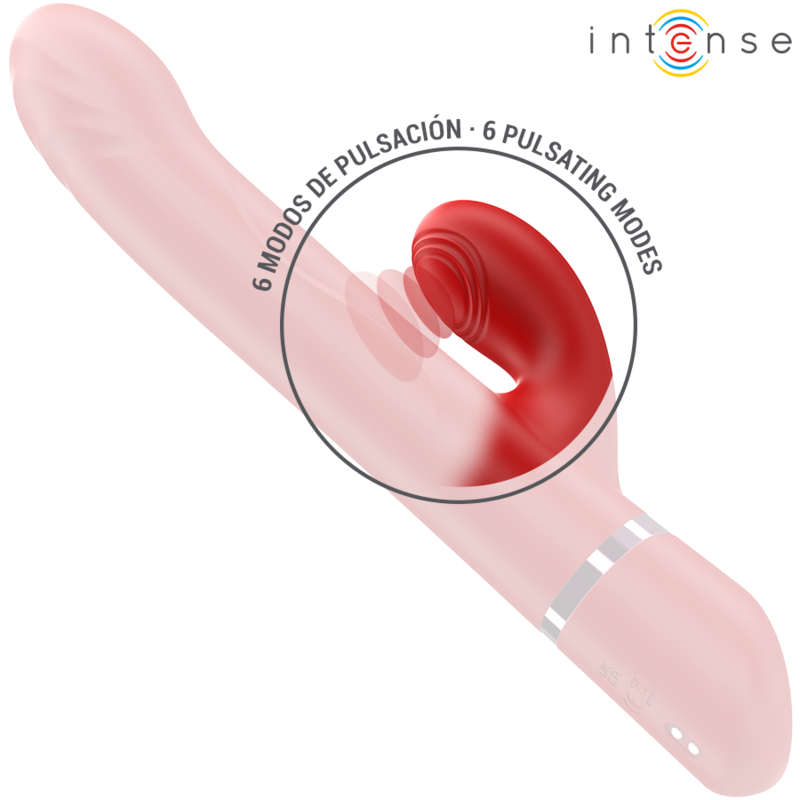 Vibrateur LELE Multifonction Rotatif Oscillant Rouge - Intense