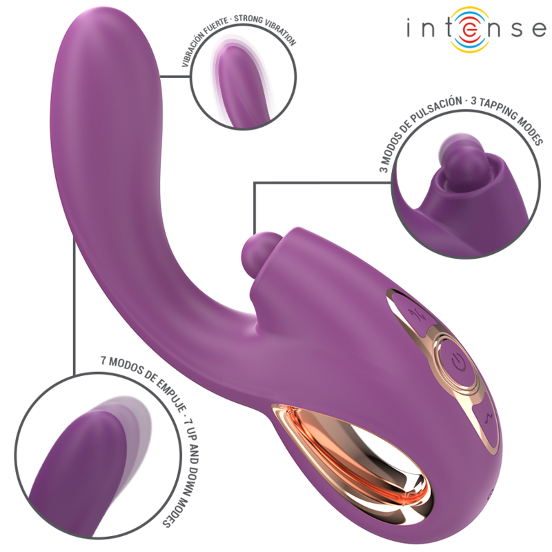 Vibrateur Point G Lali Multifonction Violet - Intense