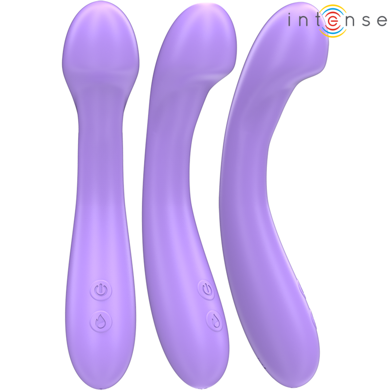 Vibromasseur Chauffant Becky 19cm Violet 7 Modes - Intense