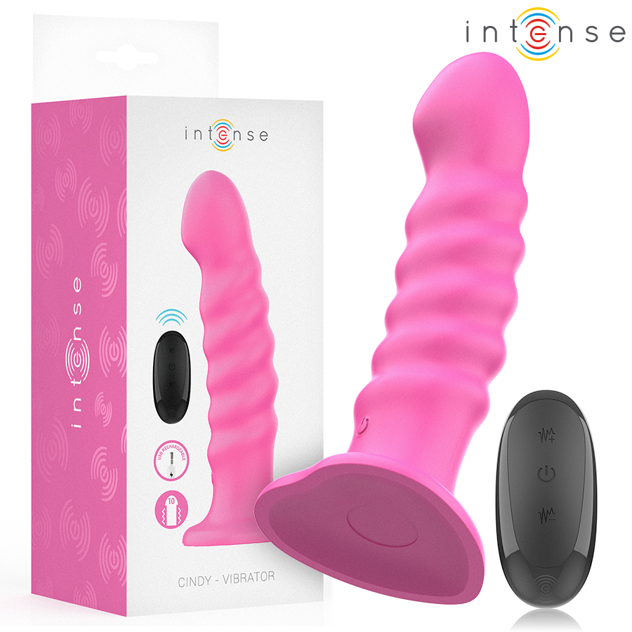 Vibrateur Cindy Spirale Rose Taille L - Intense