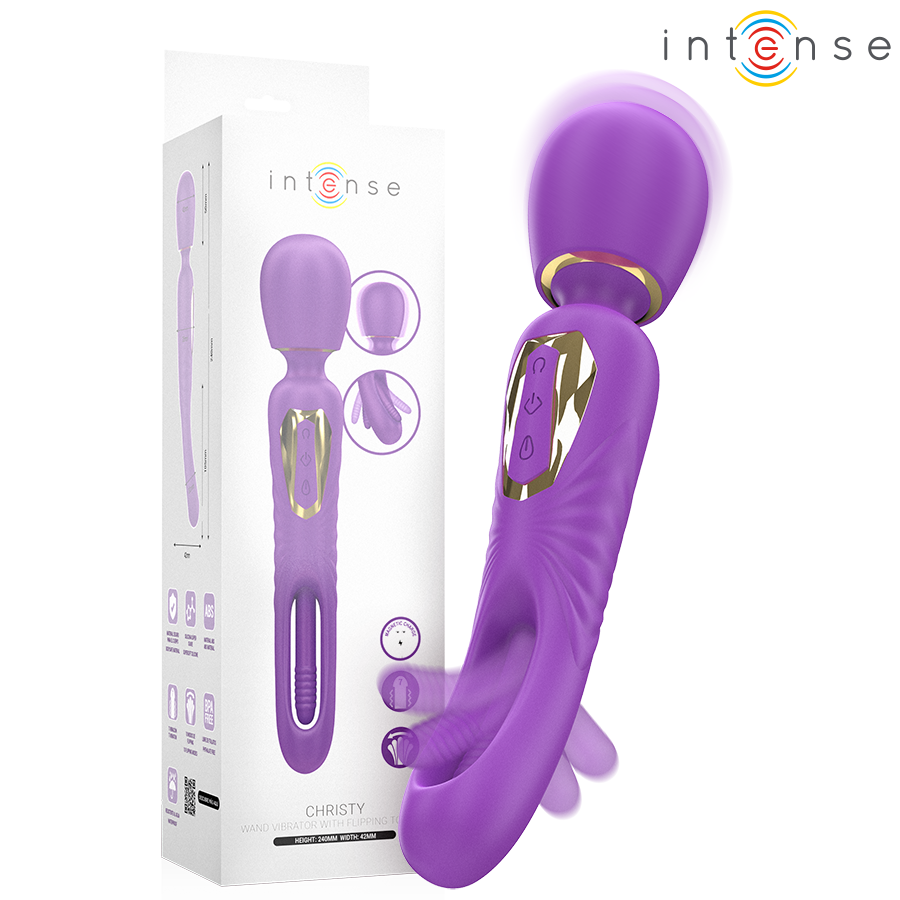 Vibromasseur Baguette Christy Langue Vibrante - Intense