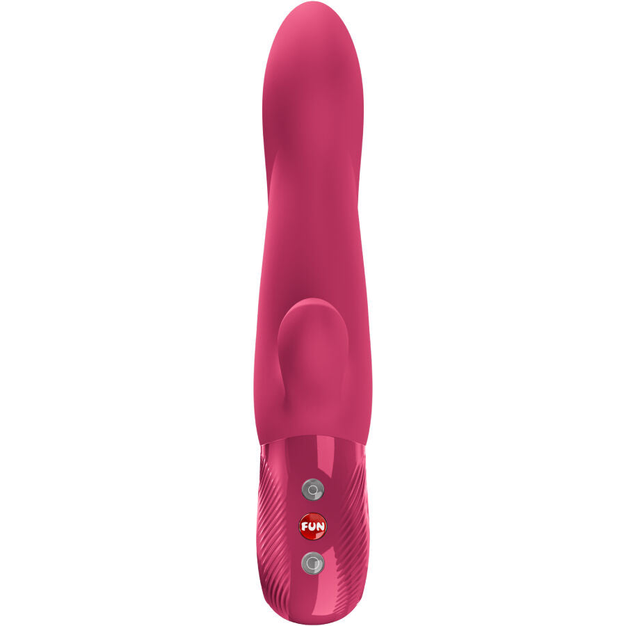 Vibromasseur Rabbit Bi Stronic Arc Framboise - Fun Factory
